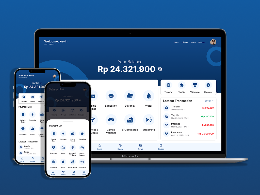 Digital Banking Dashboard: Trust & Modernity